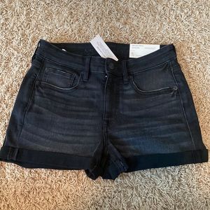 American eagle black next level stretch shorts